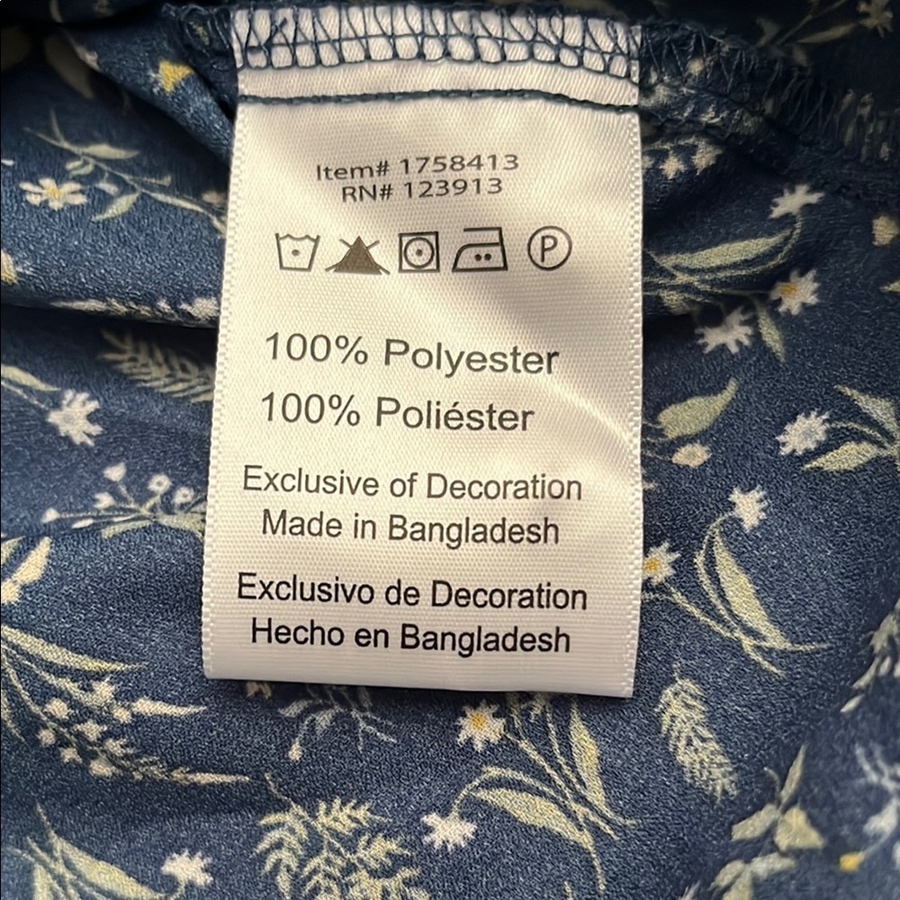 Jachs Girlfriend Floral Blue Blouse - Picture 5 of 10